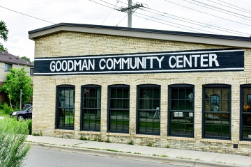 Goodman Community Center building exterior.