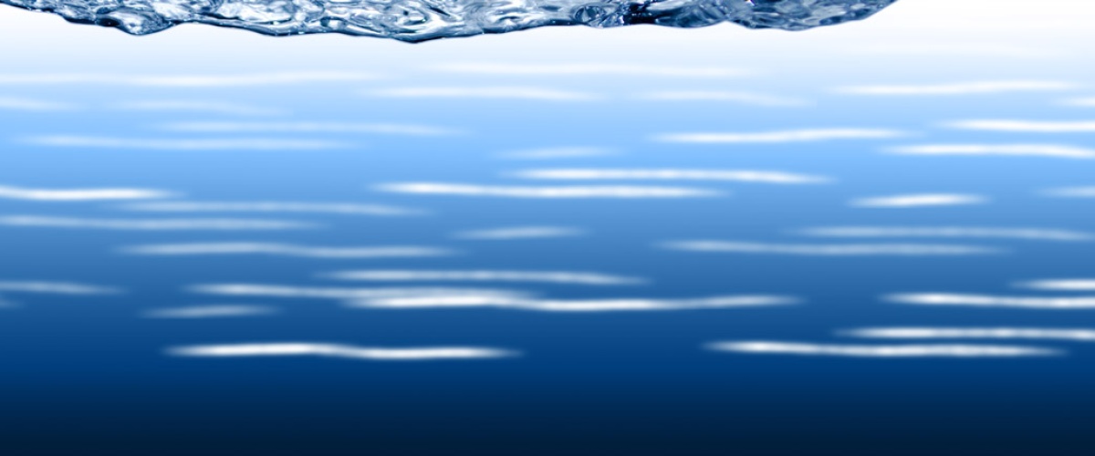 Water flowing.